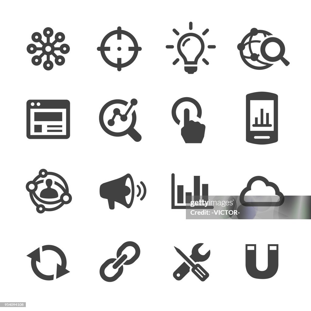 Icono de Internet Marketing - serie Acme