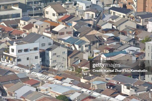 japanese housing area - kamal zharif stockfoto's en -beelden