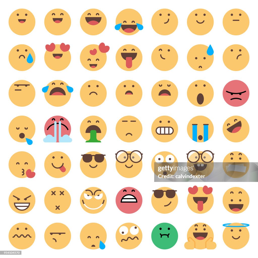 Emoticons collectie