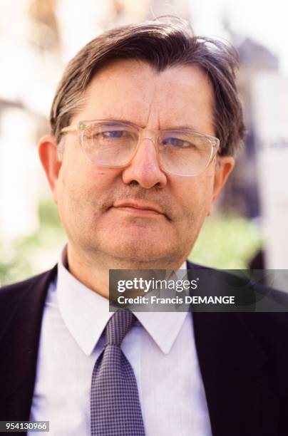 Jean-Marie Pelt, biologiste et botaniste, en septembre 1993 à Paris, France.