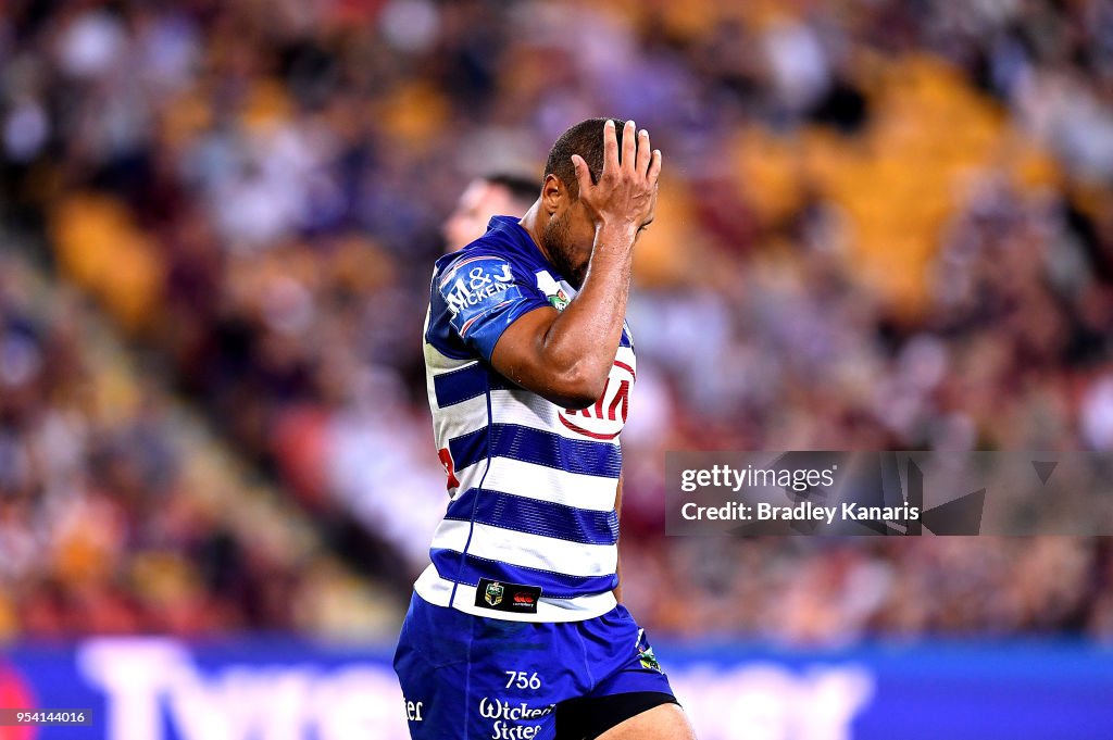NRL Rd 9 - Broncos v Bulldogs