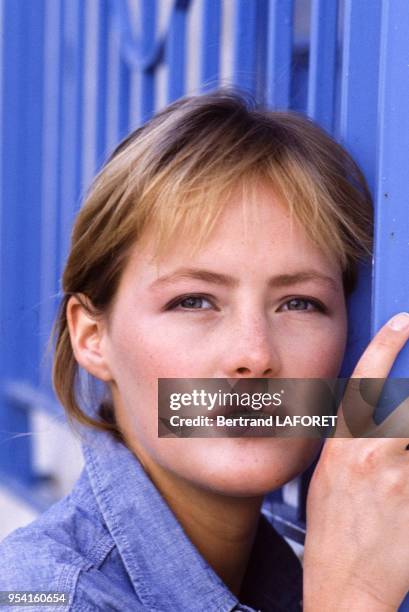 Actrice Gabrielle Lazure le 2 novembre 1982 à Paris, France.