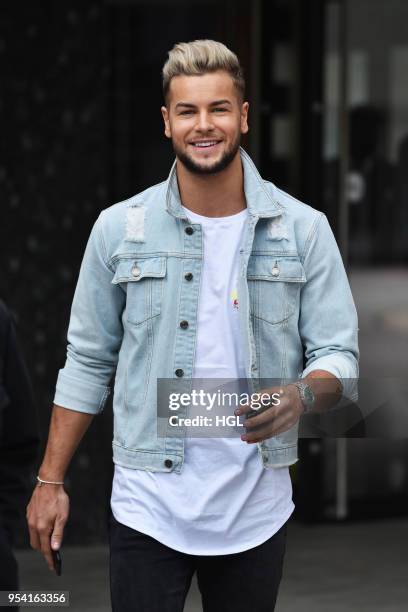 Chris Hughes seen out in London on May 3, 2018 in London, England.