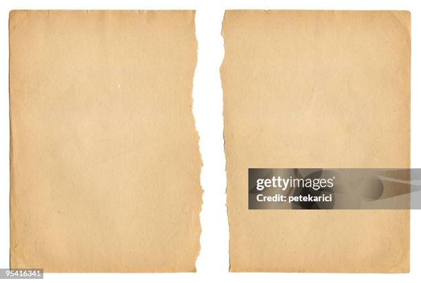 papel antigo mangona - papel pardo imagens e fotografias de stock