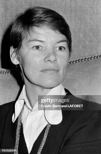Actrice Glenda Jackson en octobre 1973 à Paris, France.
