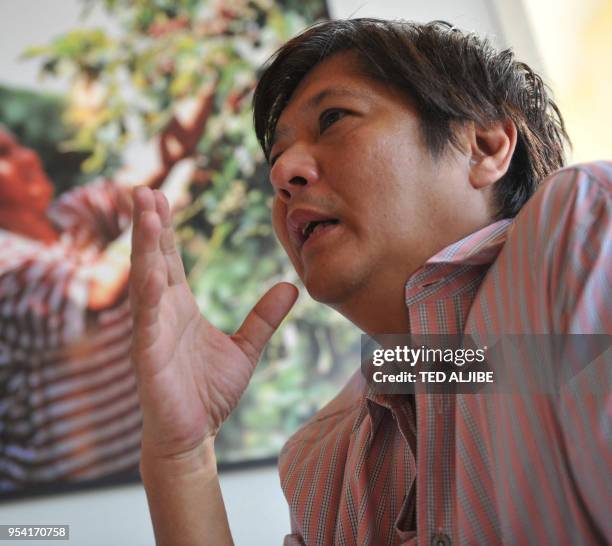 Philippines-politics-vote-Marcos" by Karl Malakunas Ferdinand "Bongbong" Marcos Jnr, newly elected Philippine Senator and son of the late president...