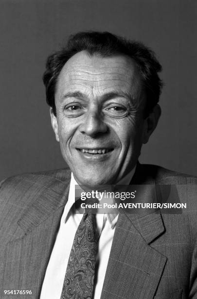 Michel Rocard lors du congrès du parti socialiste à Lille le 5 avril 1987, France.