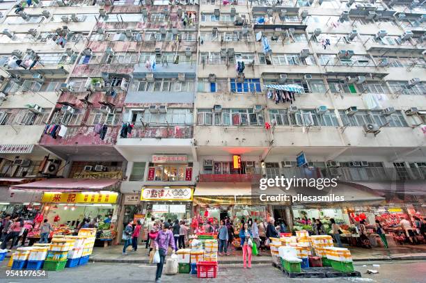 High Rise Daundry 168 Chun Yeung Street Market Stock Photos, High-Res Pictures, and ...