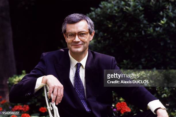 Jean-Louis Bianco, conseiller à l'Elysée, le 4 juillet 1991 à Paris, France.