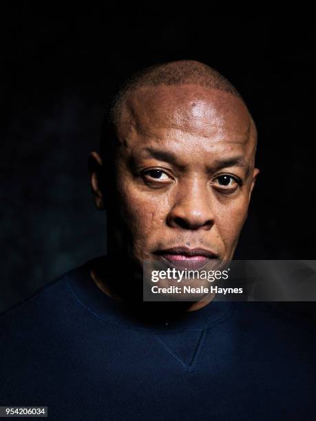 Rapper, record producer and entrepreneur Dr. Dre aka Andre Romelle Young is photographed for the Times on March 14, 2018 in London, England.