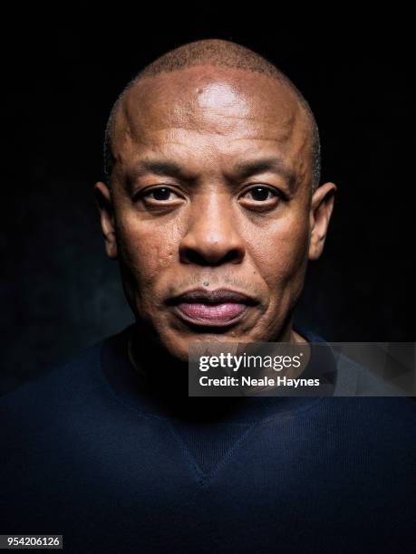 Rapper, record producer and entrepreneur Dr. Dre aka Andre Romelle Young is photographed for the Times on March 14, 2018 in London, England.