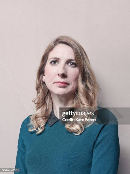 Journalist Jane Merrick are photographed for Time magazine on October 12, 2017 in London, England.