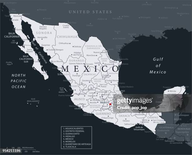 19 - mexico - black gray 10 - ciudad juarez stock illustrations