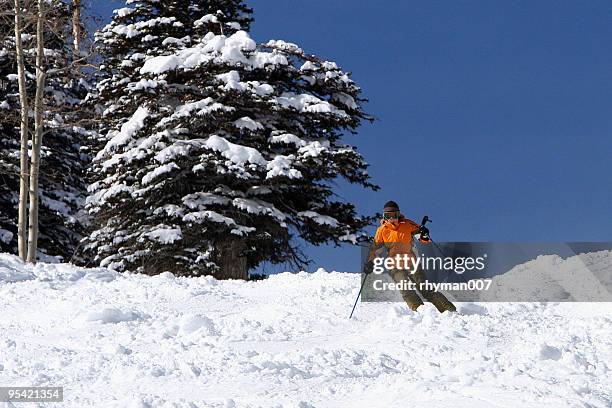 skiing - park city stockfoto's en -beelden