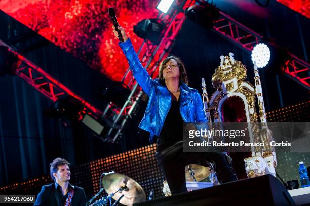 Gianna Nannini perform on stage on May 1, 2018 in Rome, Italy.