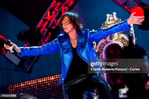 Gianna Nannini perform on stage on May 1, 2018 in Rome, Italy.