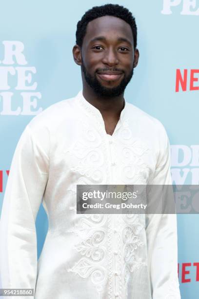 Jeremy Tardy attends the "Dear White People" Season 2 Special Screening on May 2, 2018 in Hollywood, California.