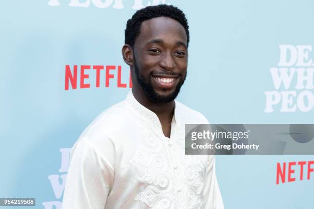 Jeremy Tardy attends the "Dear White People" Season 2 Special Screening on May 2, 2018 in Hollywood, California.
