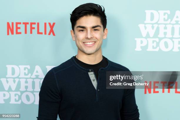 Diego Tinoco attends the "Dear White People" Season 2 Special Screening on May 2, 2018 in Hollywood, California.