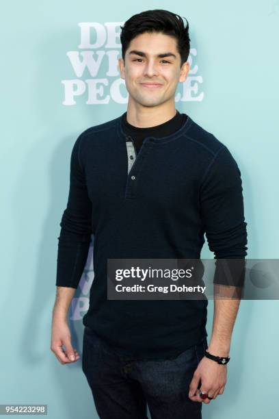 Diego Tinoco attends the "Dear White People" Season 2 Special Screening on May 2, 2018 in Hollywood, California.