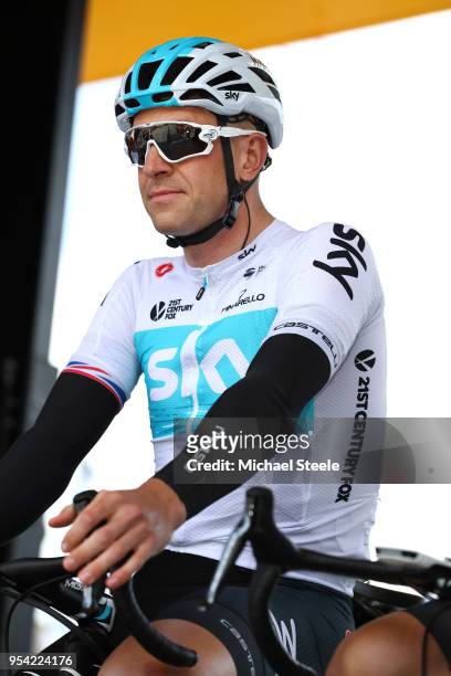 Start / Podium / Ian Stannard of Great Britain and Team Sky / during the 4th Tour of Yorkshire 2018, Stage 1 a 182km stage from Beverley to Doncaster...