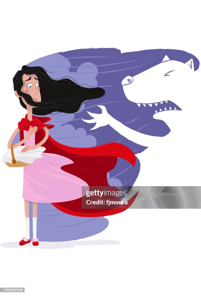 Red riding hood and the bad wolf