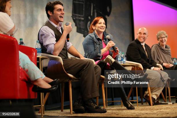 Mitte, Katy Sullivan, Russell Shaffer, and Gail Willianson speak onstage during the Ability panel at the 4th Annual Bentonville Film Festival - Day 3...