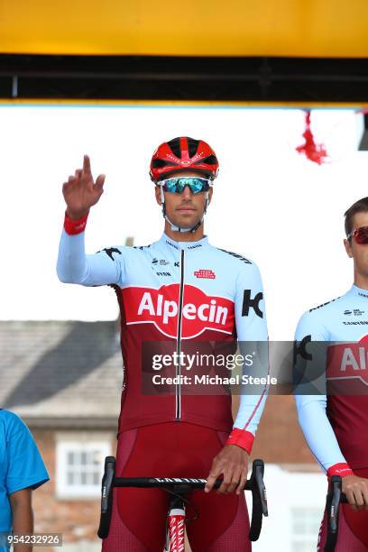Start / Podium / Reto Hollenstein of Switzerland / during the 4th Tour of Yorkshire 2018, Stage 1 a 182km stage from Beverley to Doncaster on May 3,...