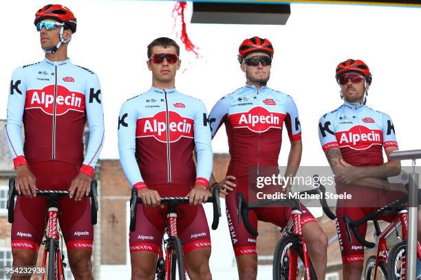 Start / Podium / Reto Hollenstein of Switzerland / Jenthe Biermans of Belgium / Marco Mathis of Germany / Robert Kiserlovski of Croatia /Team Katusha...