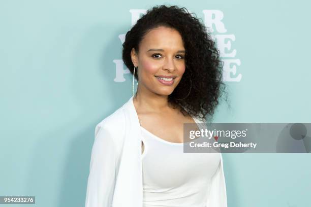 Antonique Smith attends the "Dear White People" Season 2 Special Screening on May 2, 2018 in Hollywood, California.