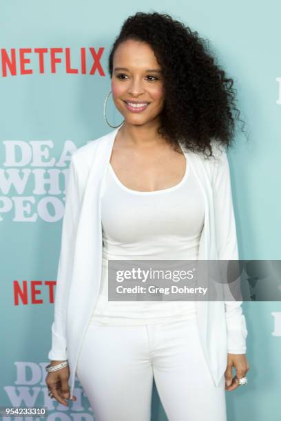 Antonique Smith attends the "Dear White People" Season 2 Special Screening on May 2, 2018 in Hollywood, California.