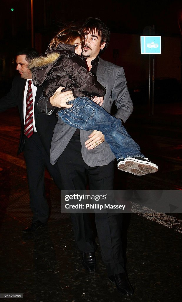 Colin Farrell Celebrates Brother's Marriage In Dublin