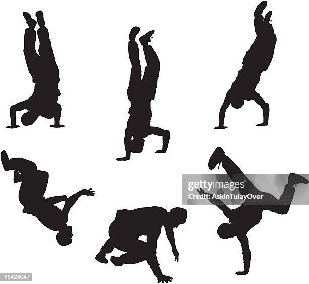 breakdance - breakdancing stock-grafiken, -clipart, -cartoons und -symbole