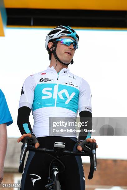 Start / Podium / Leonardo Basso of Italy and Team Sky / during the 4th Tour of Yorkshire 2018, Stage 1 a 182km stage from Beverley to Doncaster on...