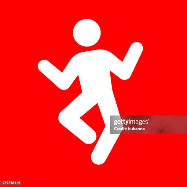 man dancing icon - zumba stock illustrations