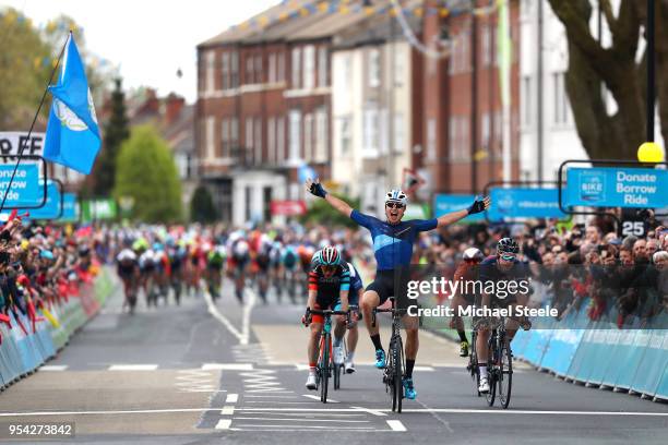 Arrival / Harry Tanfield of Great Britain and Team Canyon Eisberg / Celebration / Alistair Slater of Great Britain and Team JLT Condor / Michael...