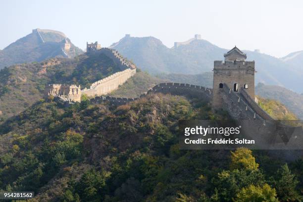 Great Wall of China, UNESCO World Heritage Site, dating from the Ming Dynasty, Jinshanling, Luanping County, Hebei Province, hundreds kilometers from...