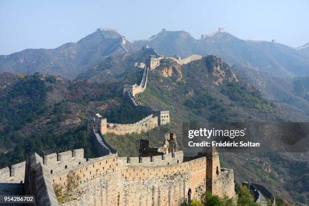 Great Wall of China, UNESCO World Heritage Site, dating from the Ming Dynasty, Jinshanling, Luanping County, Hebei Province, hundreds kilometers from...