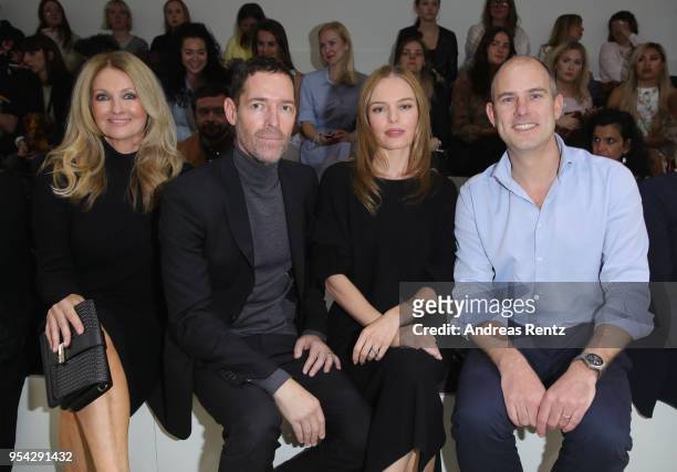Frauke Ludowig, Michael Polish, Kate Bosworth and Donald Brenninkmeijer attend the C&A Collection Room AW'18 at the Langen Foundation on May 3, 2018...