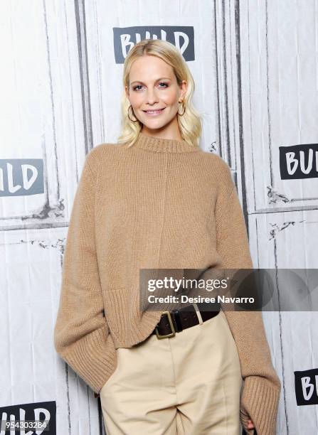 Actress and model Poppy Delevingne attends Build Series to discuss 'Genius: Picasso' at Build Studio on May 3, 2018 in New York City.