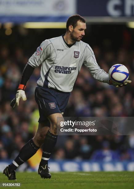 Ipswich Town goalkeeper Marton Fulop in action during the FA Cup sponsored by E.ON 3rd round match between Chelsea and Ipswich Town at Stamford...