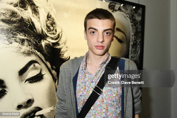 Sascha Bailey attends a private view of photographer Ellen von Unwerth's exhibition "Ladyland" at Opera Gallery on May 3, 2018 in London, England.