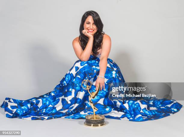 Alejandra Oraa poses for portrait at The 45th Daytime Emmy Awards - Portraits by The Artists Project Sponsored by the Visual Snow Initiative on April...