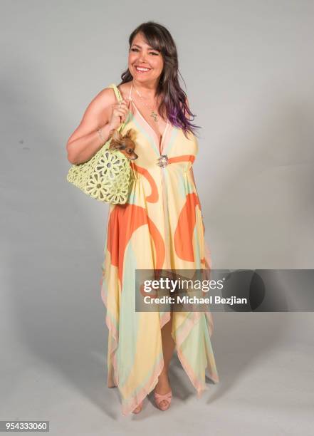 Devon Devasquez poses for portrait at The 45th Daytime Emmy Awards - Portraits by The Artists Project Sponsored by the Visual Snow Initiative on...