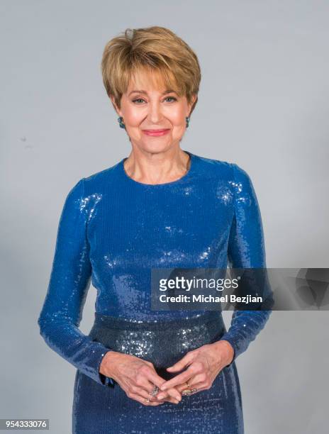 Jane Pauley poses for portrait at The 45th Daytime Emmy Awards - Portraits by The Artists Project Sponsored by the Visual Snow Initiative on April...