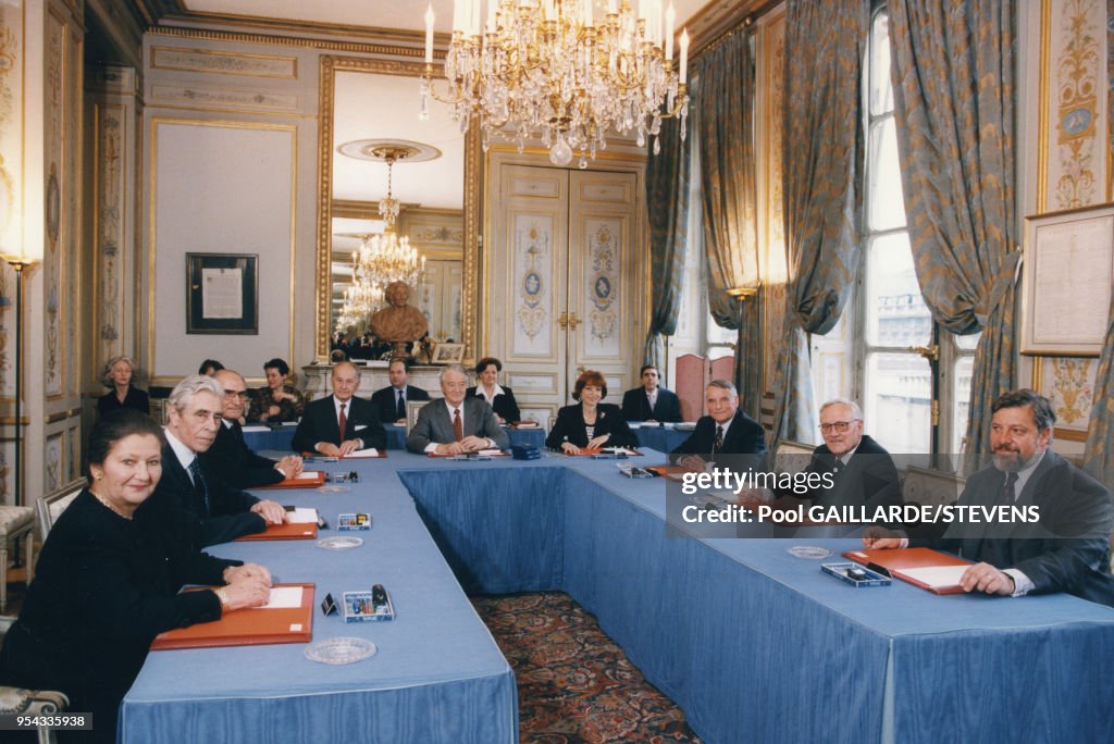 Réunion du Conseil constitutionnel