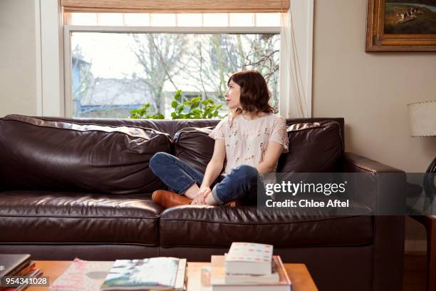 Actress Carrie Brownstein is photographed for Billboard Magazine on February 6, 2015 in Portland, Oregon.