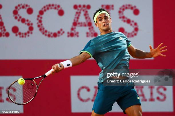 Nicolas Kicker from Argentina in action during the match between Pablo Carreno Busta from Spain and Nicolas Kicker from Argentina for Millennium...