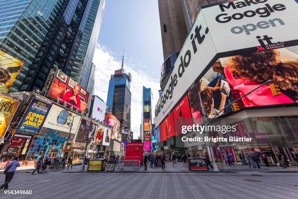 times square - times square manhattan stockfoto's en -beelden