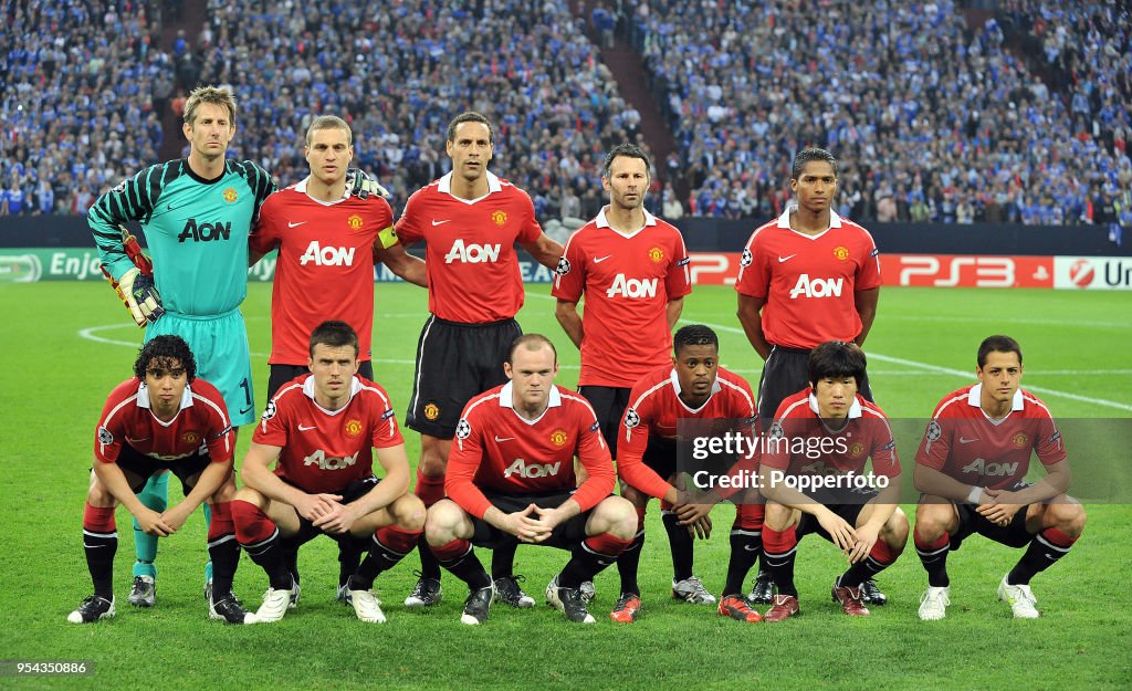 Schalke 04 v Manchester United - UEFA Champions League Semi Final